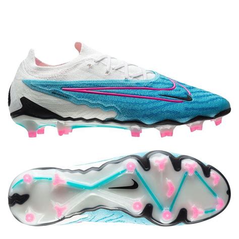 nike phantom gx elite df fg blast - blauw/roze/wit/blauw|nike phantom gx zwart.